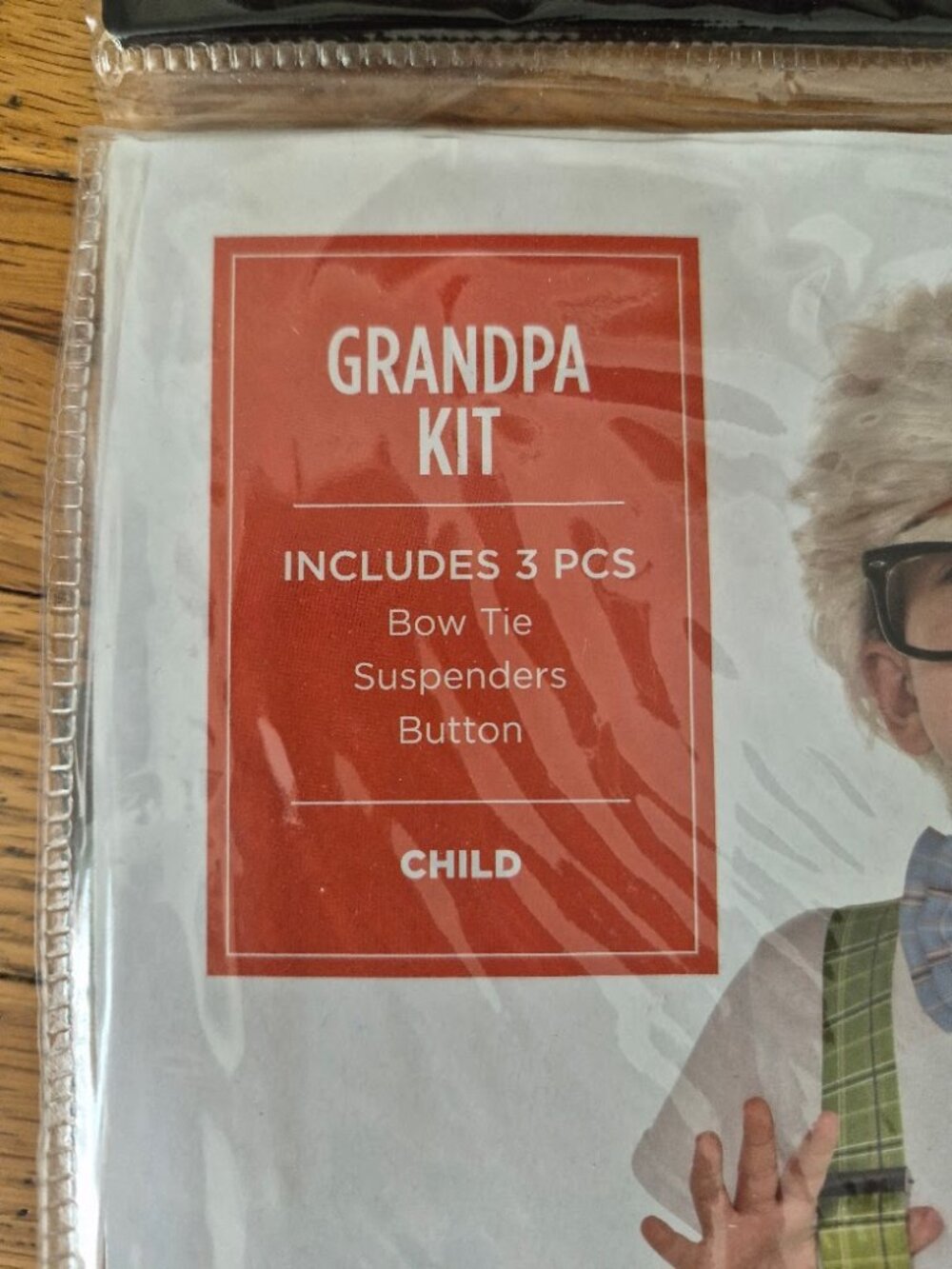 Boys 100th Day of School Grandpa Costume Accessory Kit